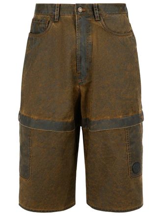 Acne Studios Brown Cotton Bermuda Shorts
