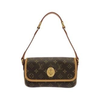Louis Vuitton Pre-owned Vintage Coated Canvas Shoulder Bag - Dames - Pre-owned - Bruin - Maat: ONE Size