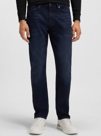 HUGO BOSS Mens Dark Blue Delaware Slim Jean - Navy - Size 36W/36L