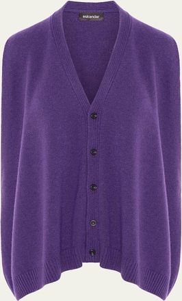 Eskandar V-Neck Cashmere Vest