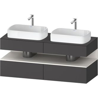 Duravit Qatego Consola Mueble Bajo Lavabo, 2 Extensiones, 2 - Duravit