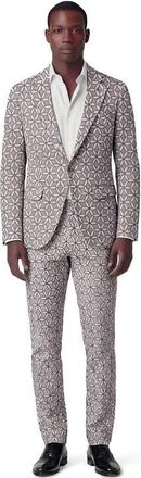 Lords of Harlech Tribal Mens Tailored Blazer in Tribal Natural at Nordstrom, Size 44