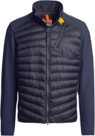 Parajumpers Jayden Down Jacket - Heren - Gewatteerde jassen - Blauw - M - Leer - Jassen
