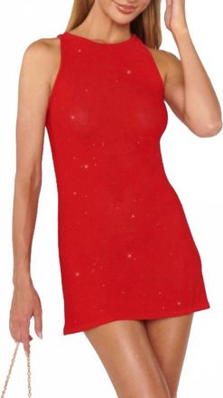 Show me your Mumu Miche Mini Red Sequin Dress