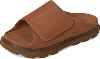 UGG Mens Solano Slide Sandal, Chestnut, 7 UK