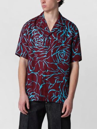 Dries Van Noten shirt bold print short sleeves menswear