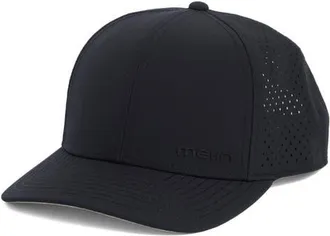 Melin Hydro Compass Snapback Cap in Black at Nordstrom, Size Medium