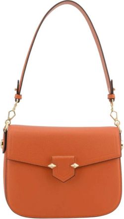 Pourchet Le Grand trotteur - Dames - Schoudertassen - Oranje - ONE Size - Leer - Tassen