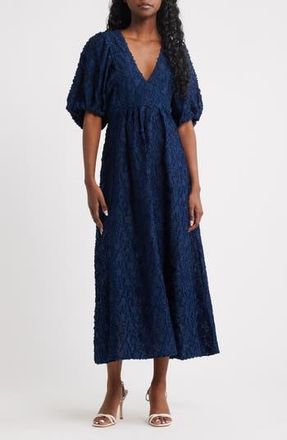 & Other Stories Jacquard Maxi Dress in Blue Dark at Nordstrom Rack, Size 6