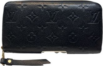 Louis Vuitton Monogram Empreinte Black Monogram Empreinte Long Wallet (Bi-Fold) (Pre-Owned)