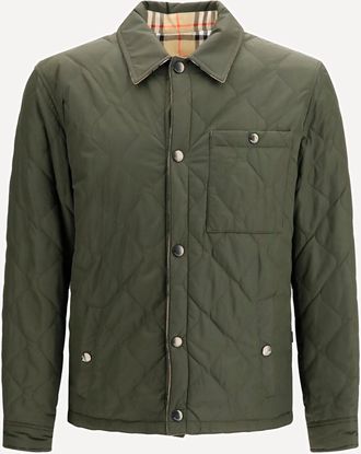 Burberry Brighton reversible quilted nylon Shirt Male L