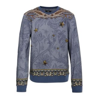 Etro Hoodies & sweatvesten, Heren, Blauw, XL, Sweatshirts & Hoodies