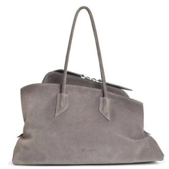 The Attico La Passeggiata Medium - female - The Attico - Shoulder Bags - Gray - ONE SIZE - Bags
