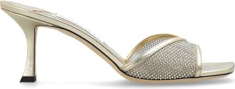 Jimmy Choo London Mules con tacco Skye 70 - - Shoes - Donna - Giallo - 38 1/2 EU