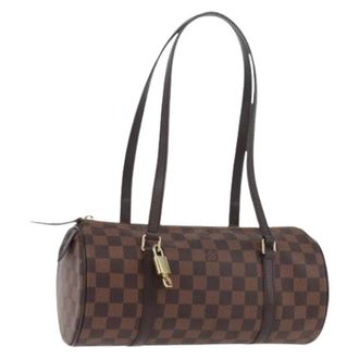 Louis Vuitton Pre-owned Damier Ebene Hand Bag - Dames - Pre-owned - Bruin - Maat: ONE Size