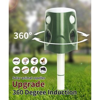 OEM Repelente Ultras&oacute;nico Enchufable Para Animales Y Ratas Crezuo De 360 Grados Con Energ&iacute;a Solar-crezuo