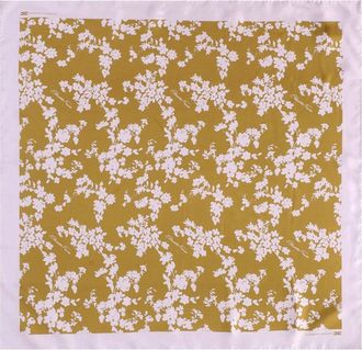 Elisabetta Franchi FOULARD A FIORI CURRY QUARZO ELISABETTA FRANCHI