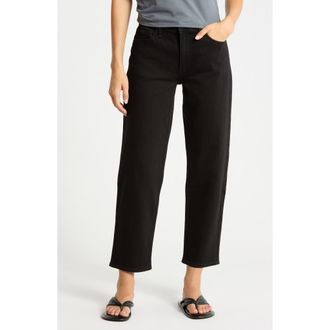 Rag & Bone Dylan Low Rise Baggy Boyfriend Jeans in Black at Nordstrom Rack, Size 24