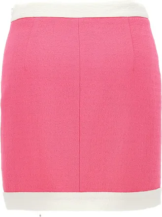 Moschino Heart Button Skirt - Pink