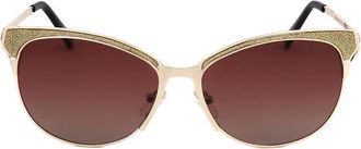 Lee Cooper LC1031 C02 Womens Sunglasses Gold Size 52