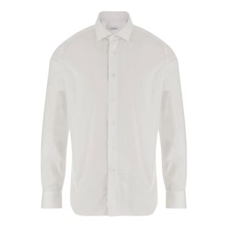 Alessandro Gherardi Formal Shirts, male, White, M, Classic Cotton Shirt