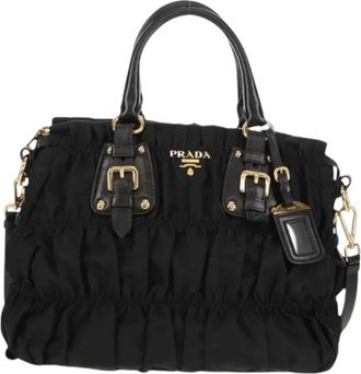 Prada Pre-owned Handbags, female, Black, Size: ONE SIZE Pre-owned Handbag