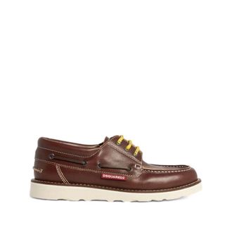 Dsquared2 Boatshoes - Heren - Veterschoenen - Bruin - 42 EU - Schoenen