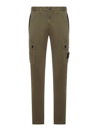 Stone Island COMPASS LOGO CARGO PANTS - Stone Island - Man