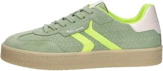 Tamaris Sneakers Laag - Dames - Sneakers - Groen - 40 EU - Schoenen