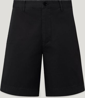 Belstaff Rally Short Mens Garment Dye Cotton Black Size UK 28