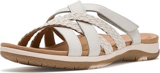 Rockport Sedona Womens Sandals White : 8.5 M (B), Leather