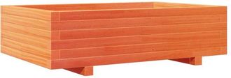 vidaXL Garden Planter Wax Brown 90x60x26.5 cm Solid Wood Pine vidaXL