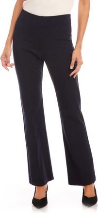 Karen Kane Stretch Twill Bootcut Pants in Navy at Nordstrom, Size X-Large