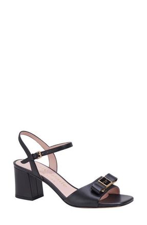 Kate Spade New York bowdie quarter strap sandal in Black at Nordstrom, Size 7.5