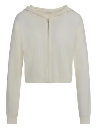 Sablyn Candace gebreide hoodie met rits - Beige