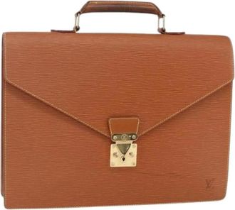 Louis Vuitton Pre-owned Handbags, female, Brown, Size: ONE SIZE Pre-owned Leather Handbag