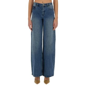 Michael Kors Wide Jeans - Dames - Jeans - Blauw - Maat: XS