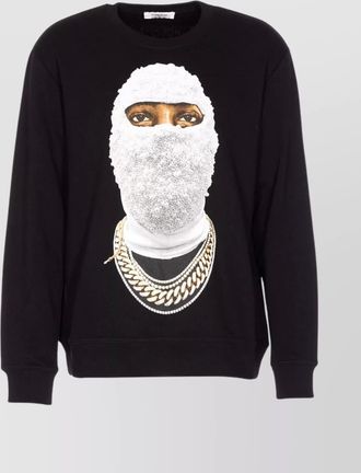 Ih Nom Uh Nit graphic print crewneck sweater with long sleeves