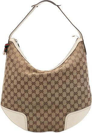 Gucci Pre-owned Gucci Large GG Canvas Princy Hobo Ladies F6G73PBBKXAFUD1F