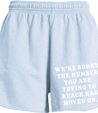 Boys Lie Womens 1-800 Basic Shorts In Blue