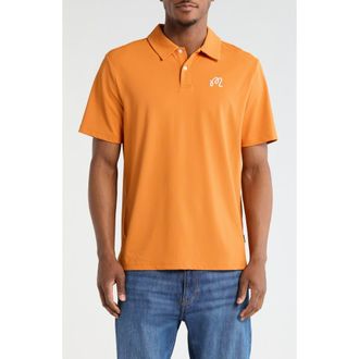 Malbon Golf Fairway Polo in Marmalade at Nordstrom, Size Xx-Large