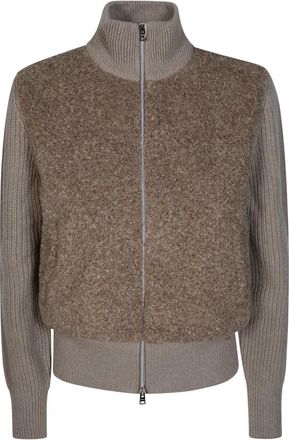 Herno Vest met krullende voorkant - Dames - Jassen - Beige - XS - Jassen