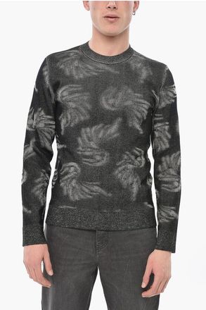 Dries Van Noten Crew-Neck MELIS Ribbed Wool-Blend Sweater size L