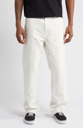 Carhartt Work in Progress Double Knee Pants in Wax Rinsed at Nordstrom, Size 38 X 32