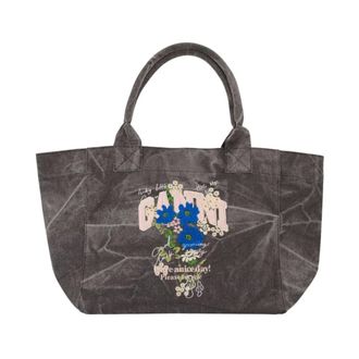 Ganni Mujer, Bolsos, Gris, Talla: ONE Size