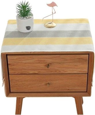 OEM Funda De Tela Para Mesita De Noche, Funda De Tela Para Tv Con Borlas, Protector De Mesita De Noche Cuadrado Para Microondas Y Nevera (40 X 60 Cm)