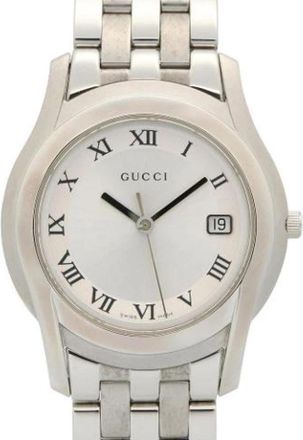 Gucci Pre-owned 5500M Polshorloge - Heren - Vintage Horloges - Grijs - ONE Size - Vintage