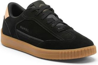 Sorel Ona Drift Lace-Up Sneaker in Black/Sea Salt at Nordstrom, Size 11.5