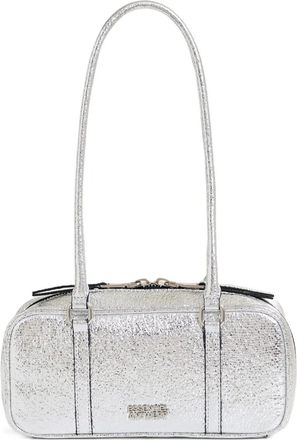 Essentiel Borsa a spalla metallizzata piccola - Grigio