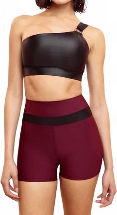 Heroine Sport O-Bra One-Shoulder Sports Bra In Black